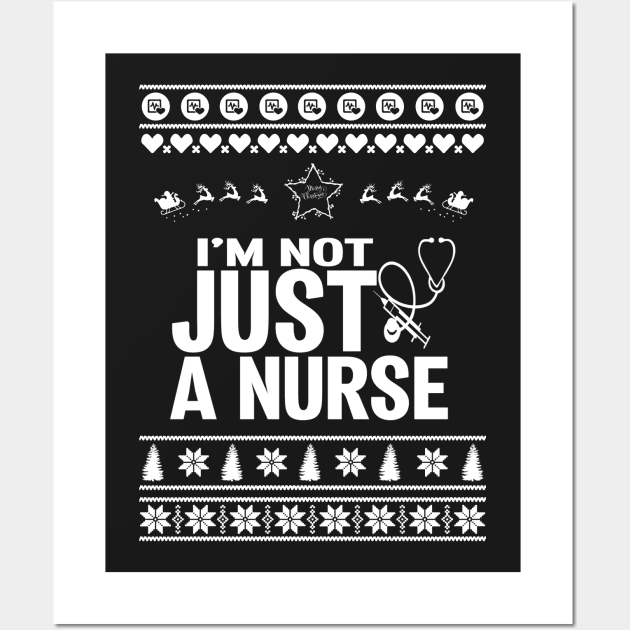 Merry Christmas NURSE Wall Art by bryanwilly